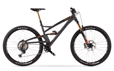 orange brand mountain bike