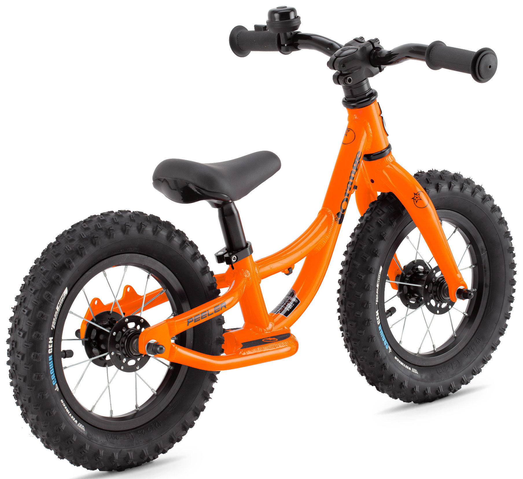 orange balance bike